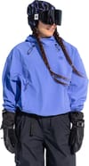 686 + W Waterproof Team Crop Hoody Alpenglow Blue