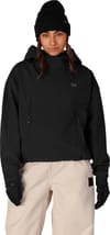 686 + W Waterproof Team Crop Hoody Black