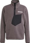Xploric Pile Snap Fleece Charcoal + adidas