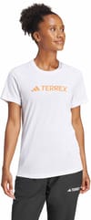 adidas + Multi Logo Tech Tee W White