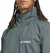 adidas + Multi Essentials 2L Rain Jacket Legend Ivy - 4