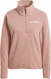 Multi Essentials Half Zip Fleece W Warm Clay + adidas
