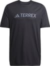 MT Logo Tech Tee Black + adidas