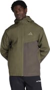 adidas + Multi 2L Rain Jkt M Olive Strata