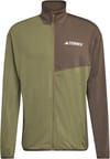 Multi Climawarm FZ Fleece Jkt M Olive Strata + adidas