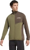 adidas + Multi Climawarm FZ Fleece Jkt M Olive Strata
