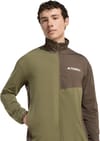 adidas + Multi Climawarm FZ Fleece Jkt M Olive Strata - 5