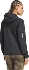 adidas + Xperior VK Fleece Hooded Jkt W Black - 3