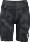 Multi 8" AOP Tight Short W Black