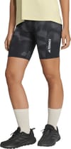 Multi 8" AOP Tight Short W Black