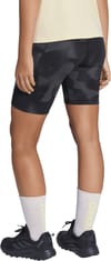 Multi 8" AOP Tight Short W Black