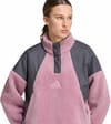 adidas + Xploric High Pile Snap Pullover W Magic Mauve - 5