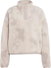Multi High Pile Fleece Pullover AOP W Wonder Alumina + adidas