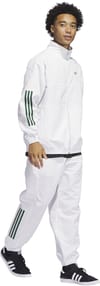 adidas Originals + Gazelle Track Jacket Crystal White/Dark Green - 5