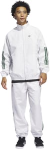 adidas Originals + Gazelle Track Jacket Crystal White/Dark Green - 6