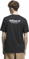 adidas Originals + 4.0 Logo Tee Black White - 5