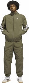 adidas Originals + Gatsele Track Jacket Olive Strata White - 6
