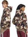 adidas Originals + Fs+ High Pile Fleece Hoodie Khaki Three/Khaki Six/Aurora Ink - 6