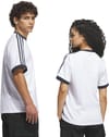adidas Originals + For Skateboarding Ringer Tee White/Aurora Ink - 4