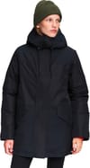 Aigle + Quilted Mid-Lenght Gore-Tex Parka W Black