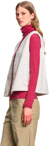 Aigle + Sleeveless Fleece Button-Up Jacket W Milk