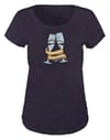 Cüpli Schwips Basic T-Shirt White + Alprausch