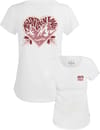 Alpamore T-Shirt Snow White + Alprausch