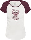 Hirsch-Herz T-Shirt Snow White Cordovan + Alprausch