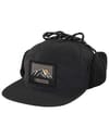 Seven Panel Quilted Hat Black + Armada