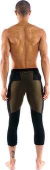 Artilect + M Goldhill 125 Zoned 3/4 Legging Deep Olive Black - 3