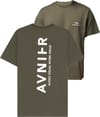 T-Shirt SOURCE Noir Encre VERTICAL V3 + Avnier