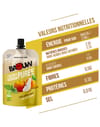 Baouw + Purée Energétique Bio Poire Pomme Menthe 90g - 6