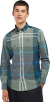 Barbour + Harris Tailored Shirt Kielder Blue Tartan