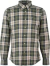 Wetheram Tailored Tartan Shirt Forest Mist + Barbour