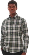 Barbour + Wetheram Tailored Tartan Shirt Forest Mist