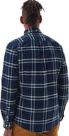 Barbour + Ronan Tailored Checked Shirt Inky Blue - 3