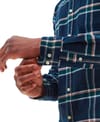 Barbour + Ronan Tailored Checked Shirt Inky Blue - 4