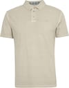 Drayton Linen Tailored Fit Polo Shirt Mist + Barbour
