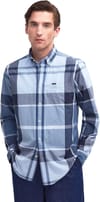 Barbour + Harris Tailored Shirt Berwick Blue Tartan