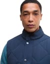 Barbour + Winter Lowerdale Quilted Gilet Navy - 4