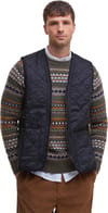 Barbour + Polarquilt Waistcoat Zip In Liner Black
