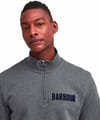 Barbour + Cotes Half Zip Sweatshirt Mid Grey Marl - 4