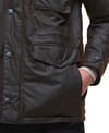 Barbour + Winter Sapper Jacket Dark Brown/Midnight Oak - 5