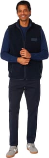 Barbour + Reversible Fleece Gilet Navy - 3