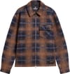 B.Intl Oswald Fleece Overshirt Navy + Barbour
