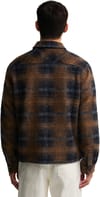 Barbour + B.Intl Oswald Fleece Overshirt Navy - 3