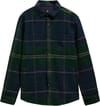 Woodlane Brushed Check Overshirt Green Loch Tartan + Barbour