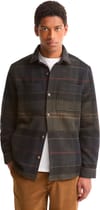 Barbour + Woodlane Brushed Check Overshirt Shadow Classic Tartan
