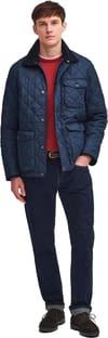Barbour + Hornby Quilted Jacket Navy