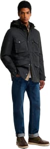 Barbour + Winter Sapper Wax Jacket Sage/Shadow Classic - 3